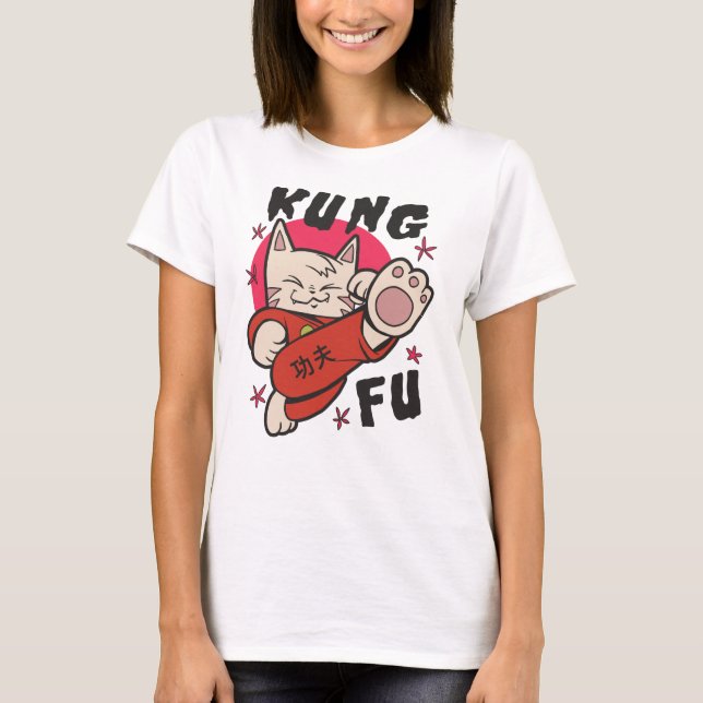 Kung Fu Cat T-Shirt (Front)
