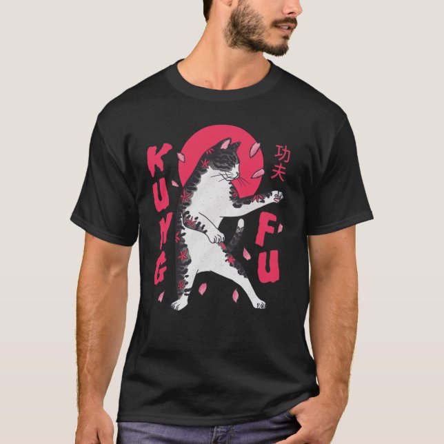 Kung Fu Cat T-Shirt (Front)