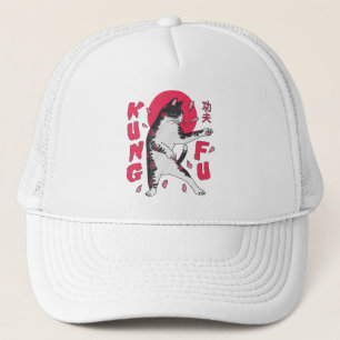 Kung Fu Cat Trucker Hat