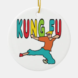 Kung Fu Ceramic Ornament
