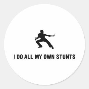Kung Fu Classic Round Sticker