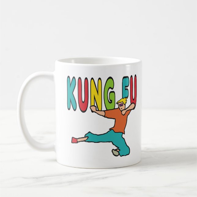 Kung Fu Coffee Mug (Left)