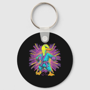 Kung Fu Duck Martial Arts Judo Duck Mma Taekwondo Key Ring