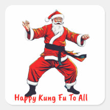 Kung Fu Fighting Santa