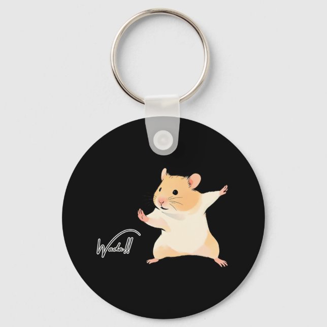 Kung Fu Hammie Key Ring (Front)