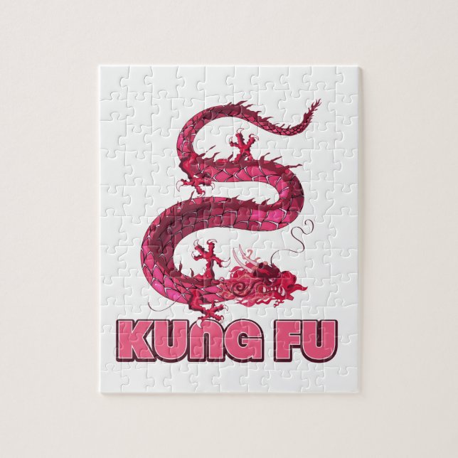 kung fu jigsaw puzzle (Vertical)