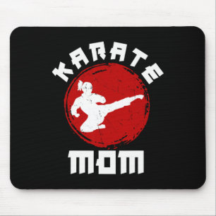 Kung Fu Karate Mum Black Belt Martial Arts Expert Mouse Pad