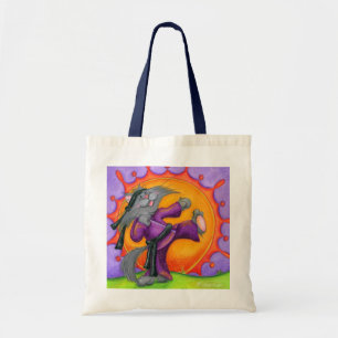 Kung Fu Kitty / Grocery Tote Bag