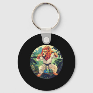 Kung Fu Lion Forest Mma Kickboxing Judo Taekwondo Key Ring
