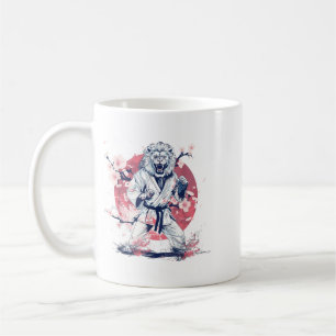 Kung Fu Lion Sakura Judo Mma Kickboxing Taekwondo Coffee Mug