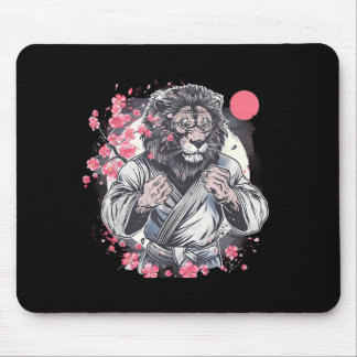 Kung Fu Lion Sakura Mma Kickboxing Judo Taekwondo Mouse Pad