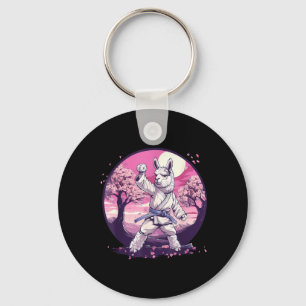 Kung Fu Llama Judo Sakura Tree Taekwondo Martial Key Ring