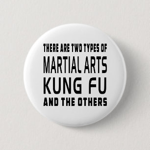 Kung Fu Martial Arts Designs 6 Cm Round Badge