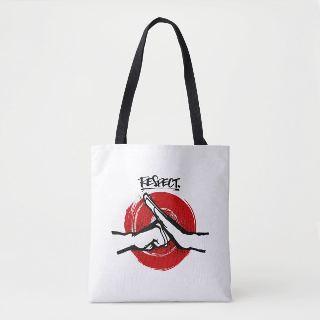 Kung Fu - Martial Arts - Respect Tote Bag (Front)