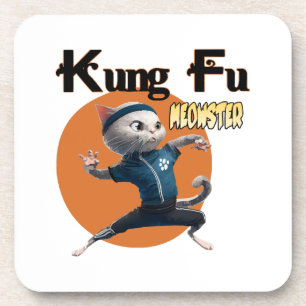 Kung Fu Meowster Coaster