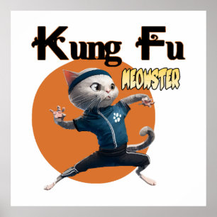 Kung Fu Meowster Poster