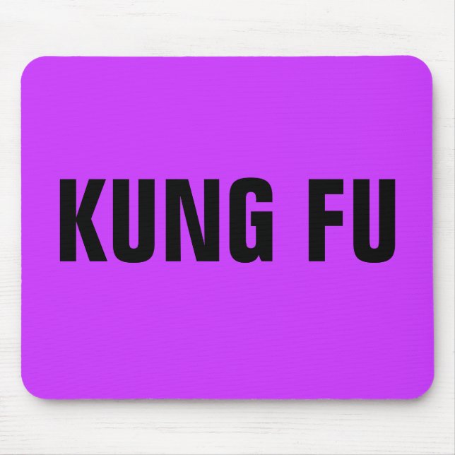 KUNG FU MOUSE PAD (Front)