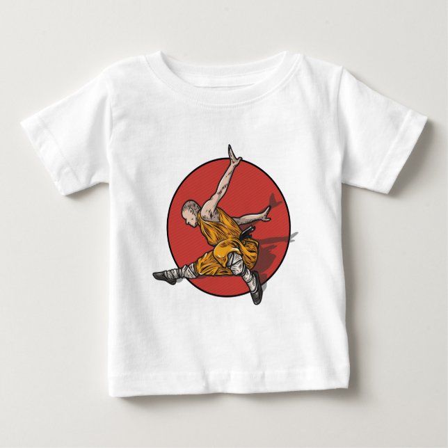 Kung Fu Ninja Master Baby T-Shirt (Front)