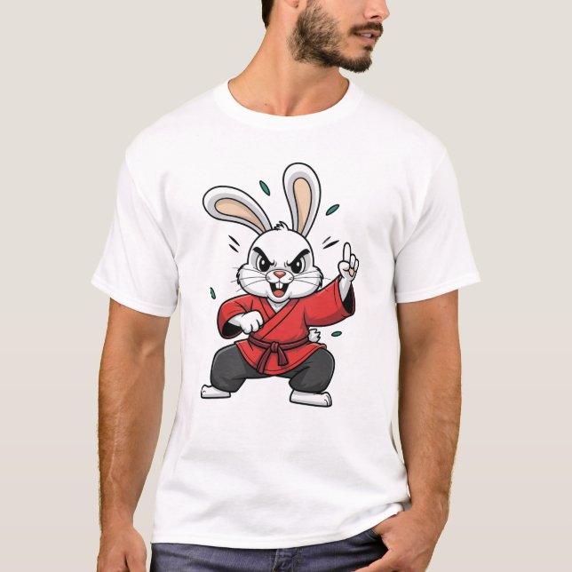 KUNG FU RABBIT  T-Shirt (Front)