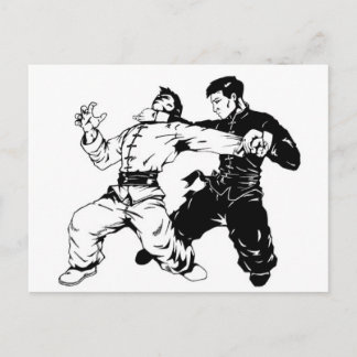 KUNG FU SWEEP POSTCARD