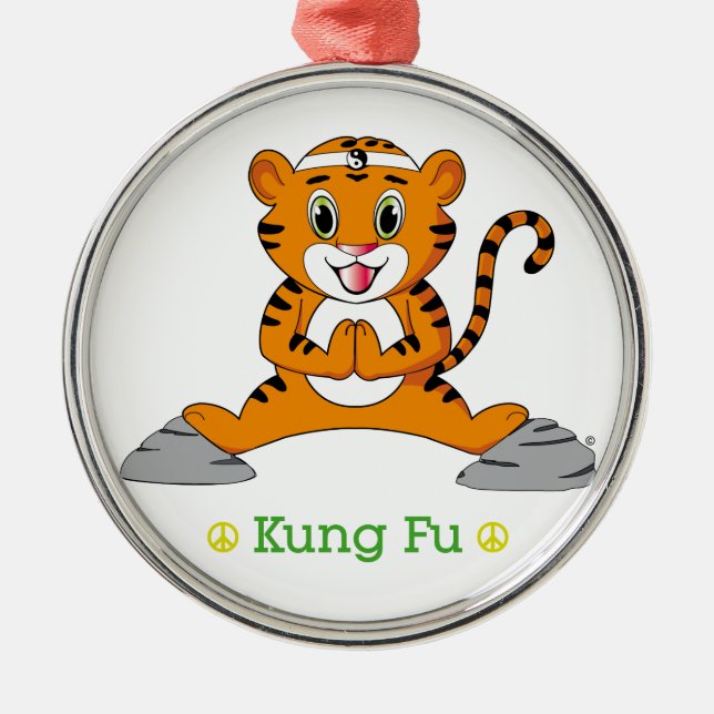 Kung Fu Tiger™ Ornament (Front)