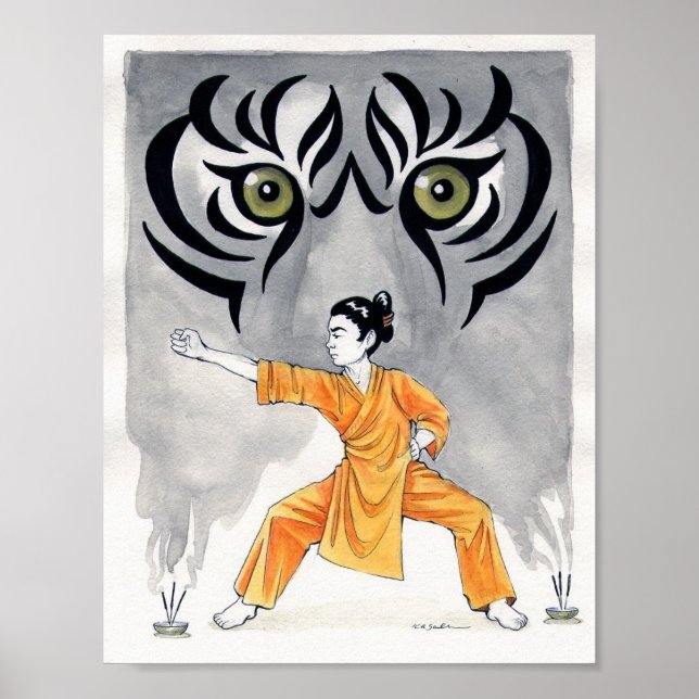 Kung Fu Tiger Poster (Front)