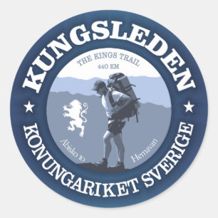 Kungsleden Classic Round Sticker