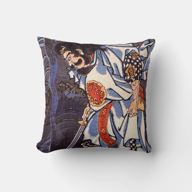 Kuniyoshi Dragon Susanoo no mikoto Cushion (Front)