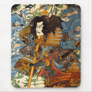 Kuniyoshi Samurai Mouse Pad