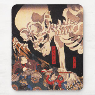 Kuniyoshi Skeleton Mouse Pad