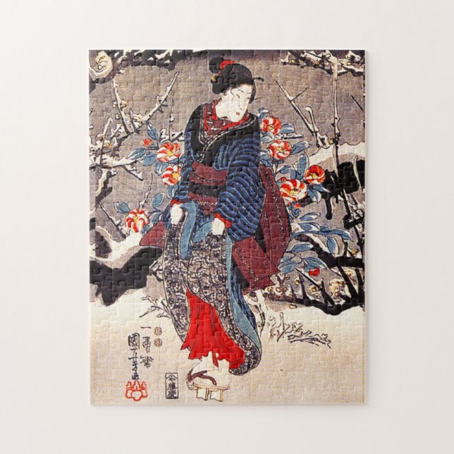 Kuniyoshi Three Women Puzzle (Vertical)