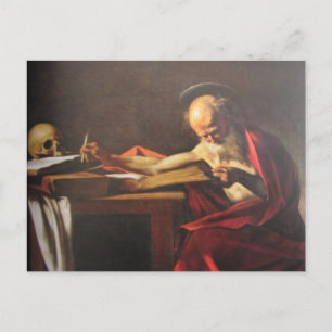 Kunst "Heiliger Hieronymus"- Postkarte Postcard