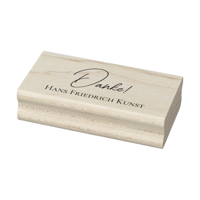 Künstler Dankeschön-Stempel Rubber Stamp (Stamp)
