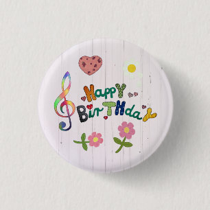 Kunterbunt 3 Cm Round Badge