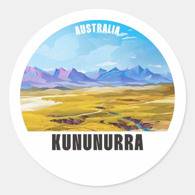 Kununurra - Australia Classic Round Sticker (Front)