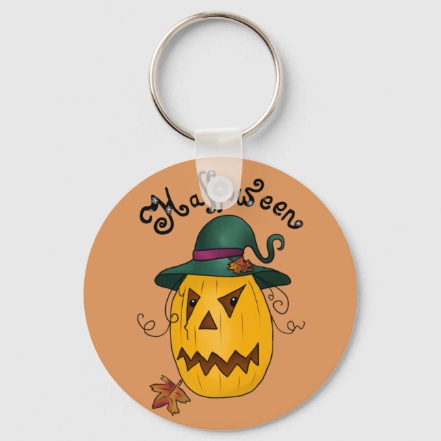 Kürbiskopf Key Ring (Front)