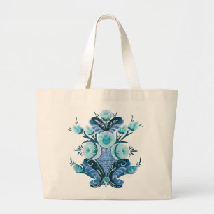 Kurbits Flower design Large Tote Bag