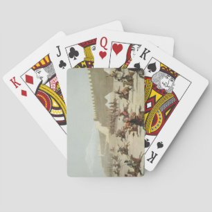 Kurdish and Tatar Warriors at Sadar Abbat, Armenia Playing Cards