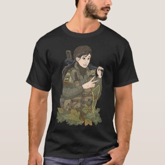 Kurdish Fighter Girl. T-Shirt