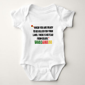 Kurdish Peshmerga Bravery Baby Bodysuit