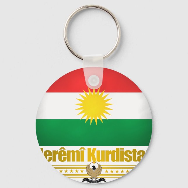 "Kurdish Pride" Key Ring (Front)