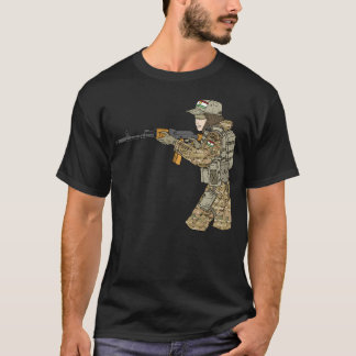 Kurdish Soldier. Female Soldier. Kurdistan. T-Shirt