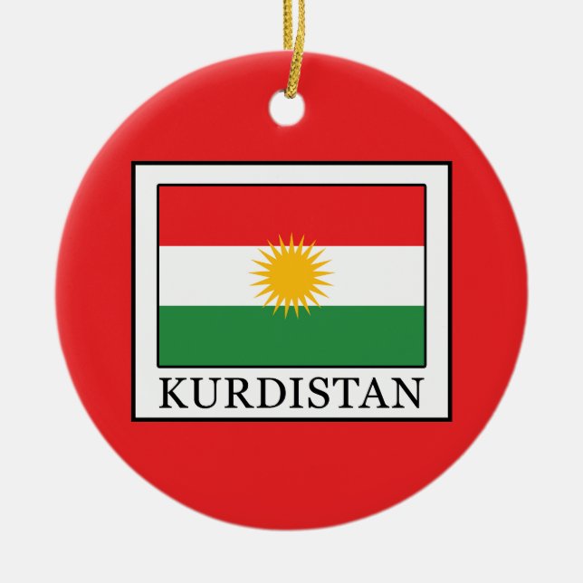 Kurdistan Ceramic Ornament (Front)
