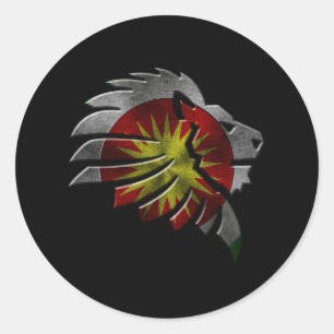 Kurdistan Classic Round Sticker