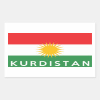 kurdistan country flag symbol name text