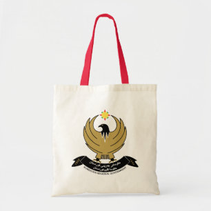 kurdistan emblem tote bag