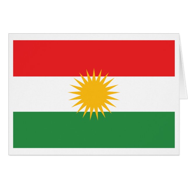 Kurdistan Flag (Front Horizontal)