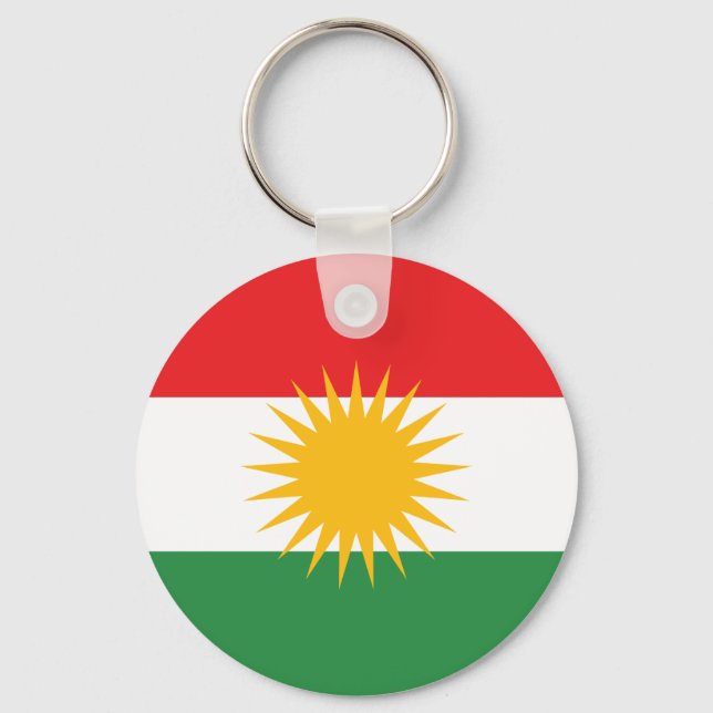 Kurdistan Flag Keychain (Front)