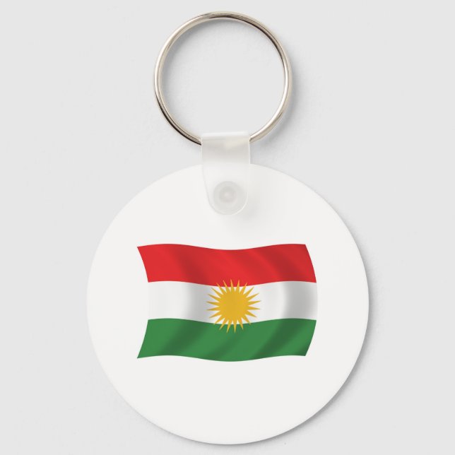 Kurdistan Flag Keychain (Front)