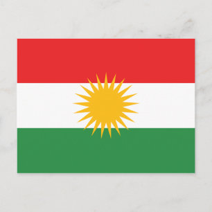Kurdistan Flag Postcard
